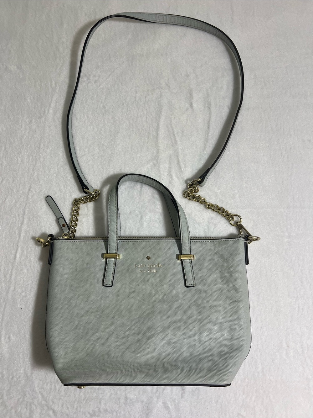 Kate Spade small Cedar Street Harmony with Gold Tone Chain-Trim Strap